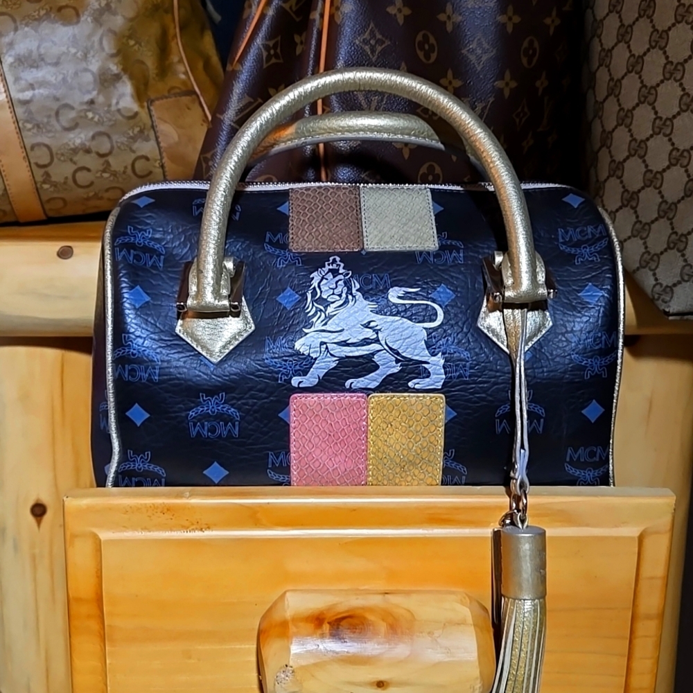Like New MCM Boston Bag